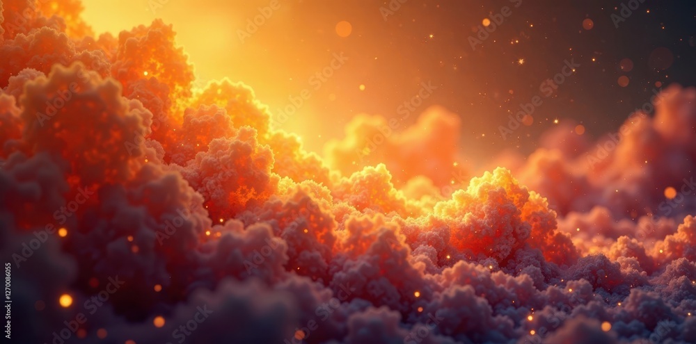 Abstract golden gradient, glowing ethereal space, yellow, light Abstract golden gradient, glowing ethereal space, yellow, light