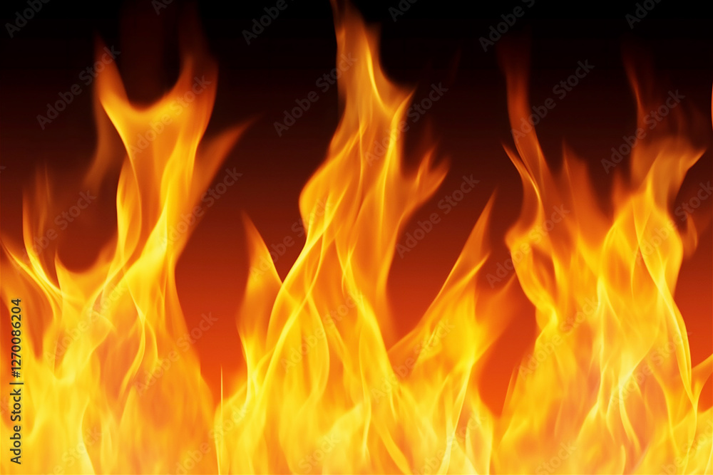 Bright, intense flames in a dynamic fire background, capturing the raw power and energy of burning fire in a dramatic composition. Bright, intense flames in a dynamic fire background, capturing the raw power and energy of burning fire in a dramatic composition.