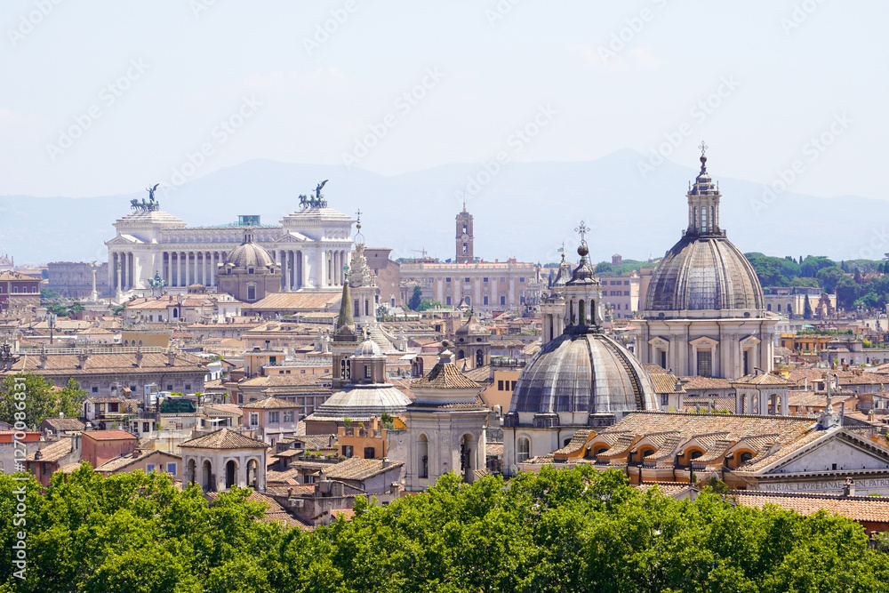 Obraz premium Rome Italy Skyline