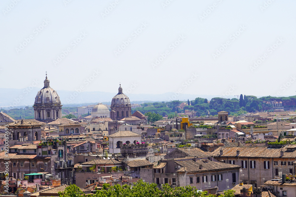 Fototapeta premium Rome Italy Skyline
