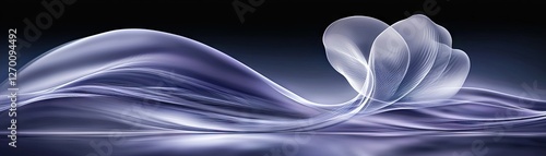 Wallpaper Mural Abstract Flowing Shapes Torontodigital.ca