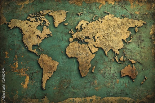 old world map background