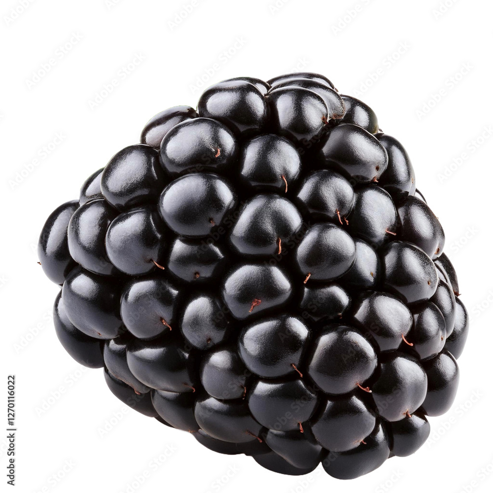Blackberry isolated on white background full depth of field Blackberry isolated on white background full depth of field