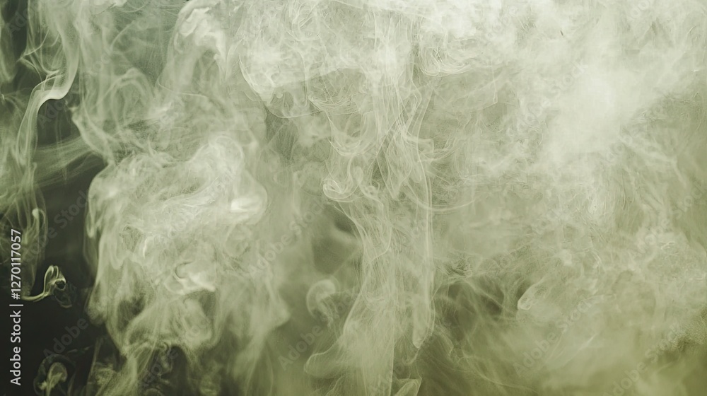 Fototapeta premium Abstract smoky shapes on dark background