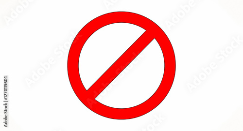 Free Download red circle with diagonal - GFXLoad