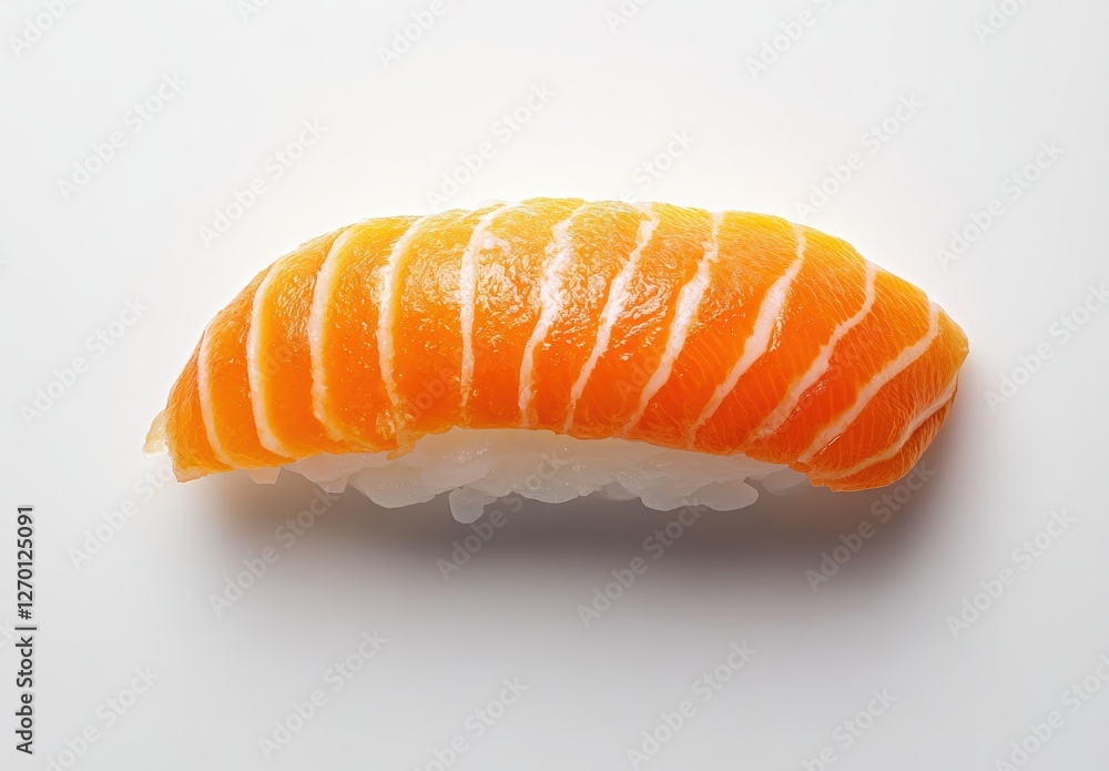 A perfectly cut salmon fillet, frozen with silver skin, oval shape, rectangular cut, bright natural colors, high-definition product shot, white background A perfectly cut salmon fillet, frozen with silver skin, oval shape, rectangular cut, bright natural colors, high-definition product shot, white background