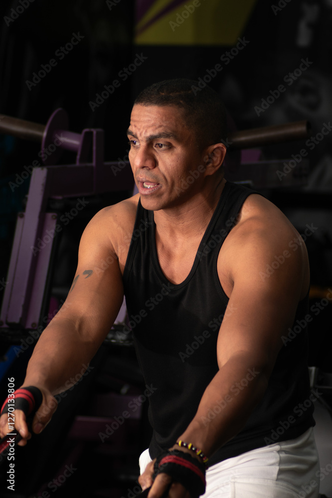 Fototapeta premium boxeo, boxeador, deporte, guerrero, atleta, aptitud, muscular, bravas, carroceria, fuerza, ejercicio, fuerte, adiestramiento, energía, pelea, hombre, gimnasio, atletismo, puna, mujer, guante, apuesto,