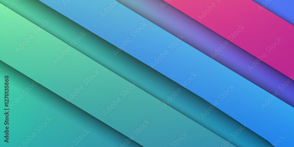 Fototapeta premium Colorful diagonal stripes creating modern abstract background
