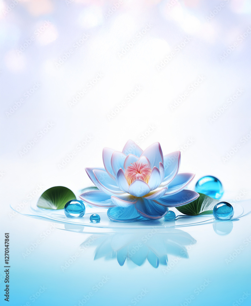 水面に浮かぶスイレンの花 水面に浮かぶスイレンの花