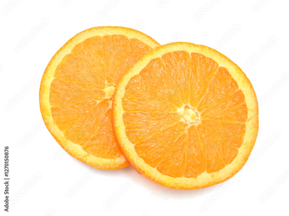 Nice fresh orange isolated on a white background Nice fresh orange isolated on a white background