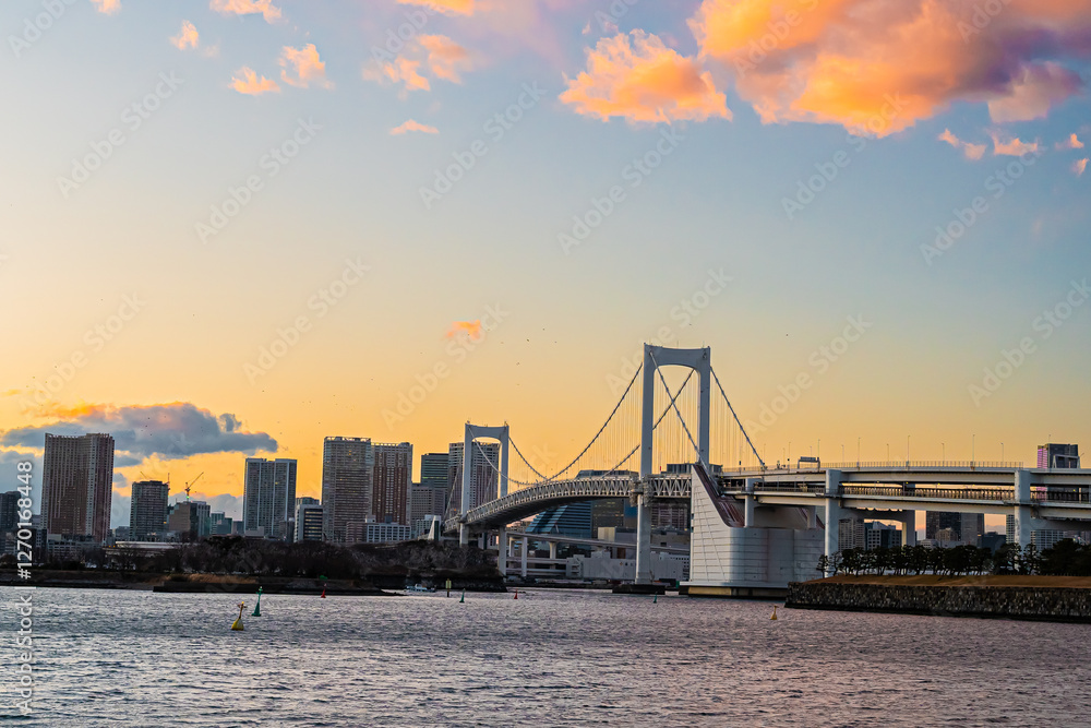 Fototapeta premium 東京 夕暮れのお台場