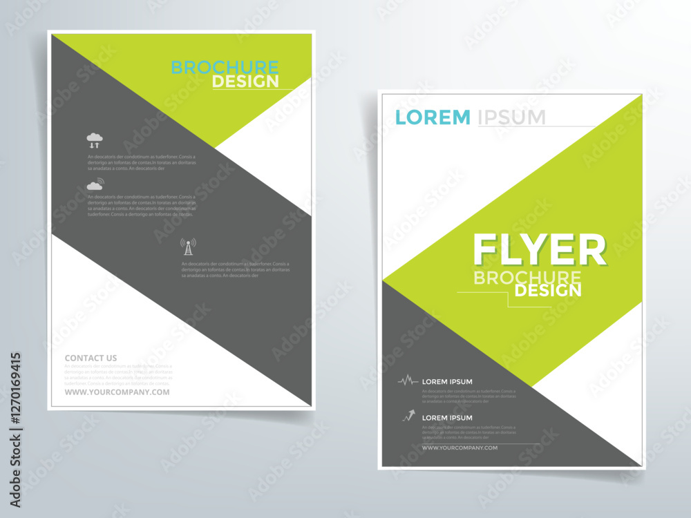 Vector background header flyer design for brochure Vector background header flyer design for brochure