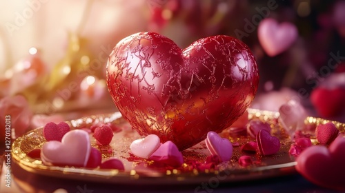 Heart-shaped treats for a special occasion