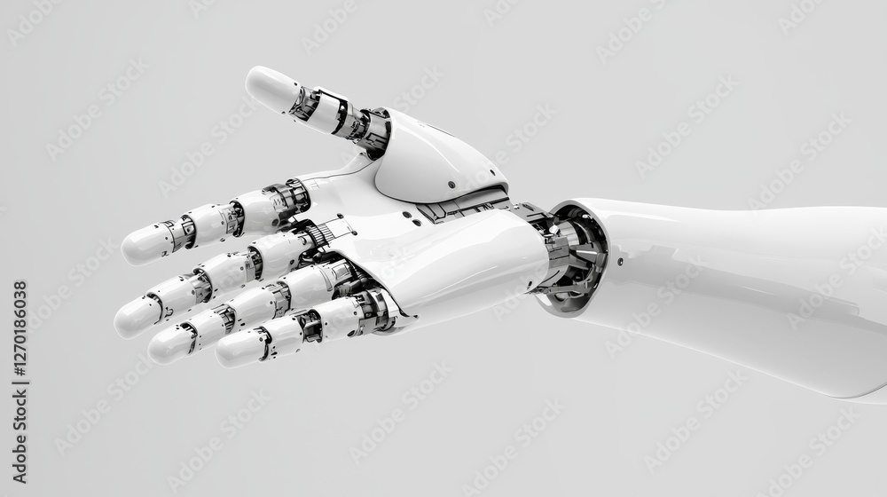 Robotic hand, advanced automation and precision engineering in modern robotics for enhanced productivity efficiency in industrial applications Robotic hand, advanced automation and precision engineering in modern robotics for enhanced productivity efficiency in industrial applications