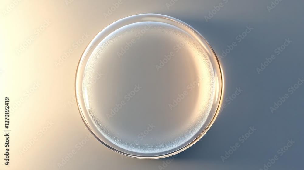 Abstract Glass Dome with Smooth Gradient Background and Subtle Textures Abstract Glass Dome with Smooth Gradient Background and Subtle Textures