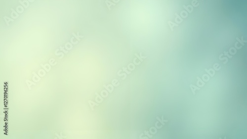 Abstract Soft Pastel Green and Light Teal Gradient Background photo