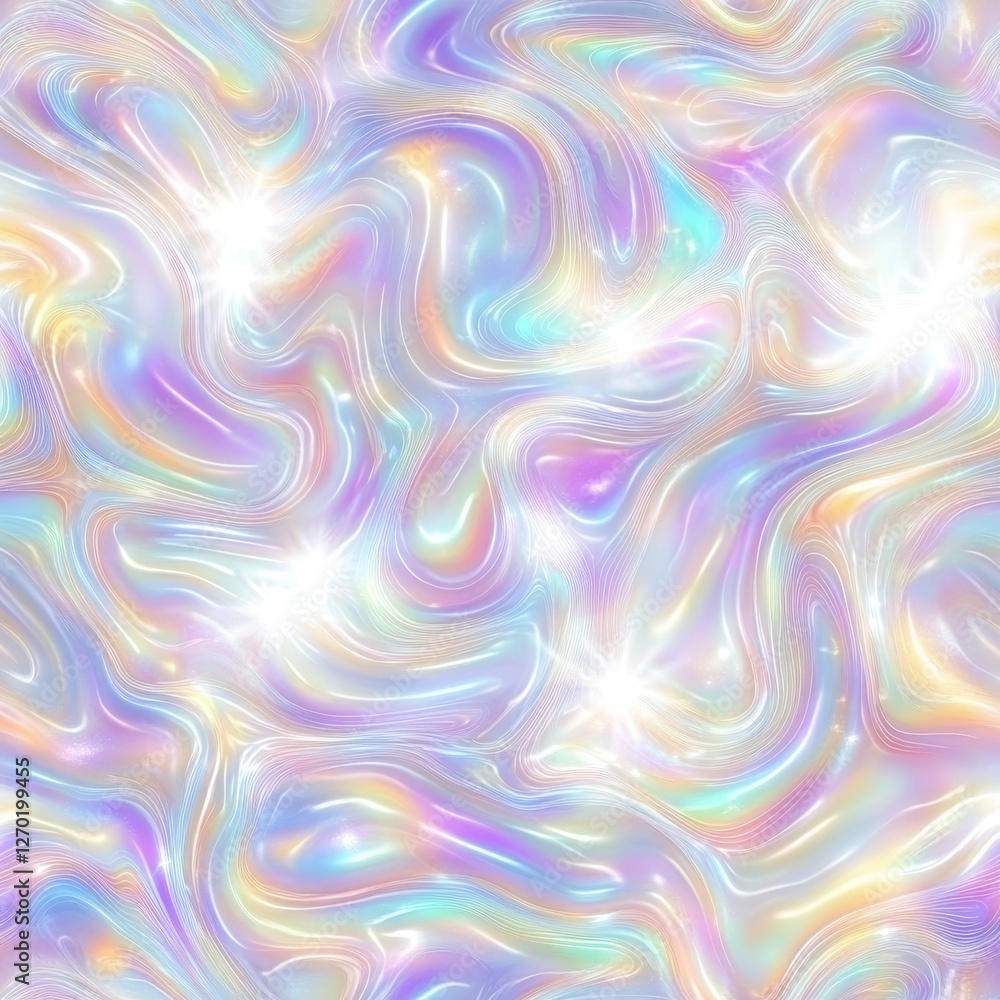 Colorful pastel swirl pattern with glowing highlights Colorful pastel swirl pattern with glowing highlights