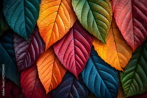 Wallpaper Mural Colorful Autumn Leaves Background Torontodigital.ca