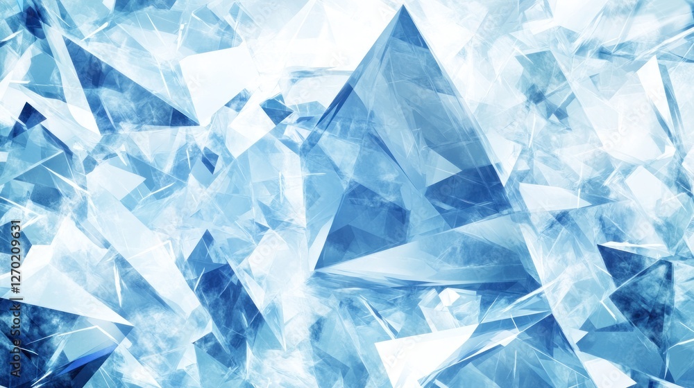 Abstract Ice Crystal Background Texture Abstract Ice Crystal Background Texture