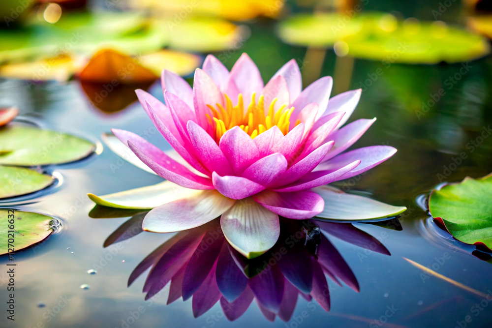 Lotus flower on natural background Lotus flower on natural background