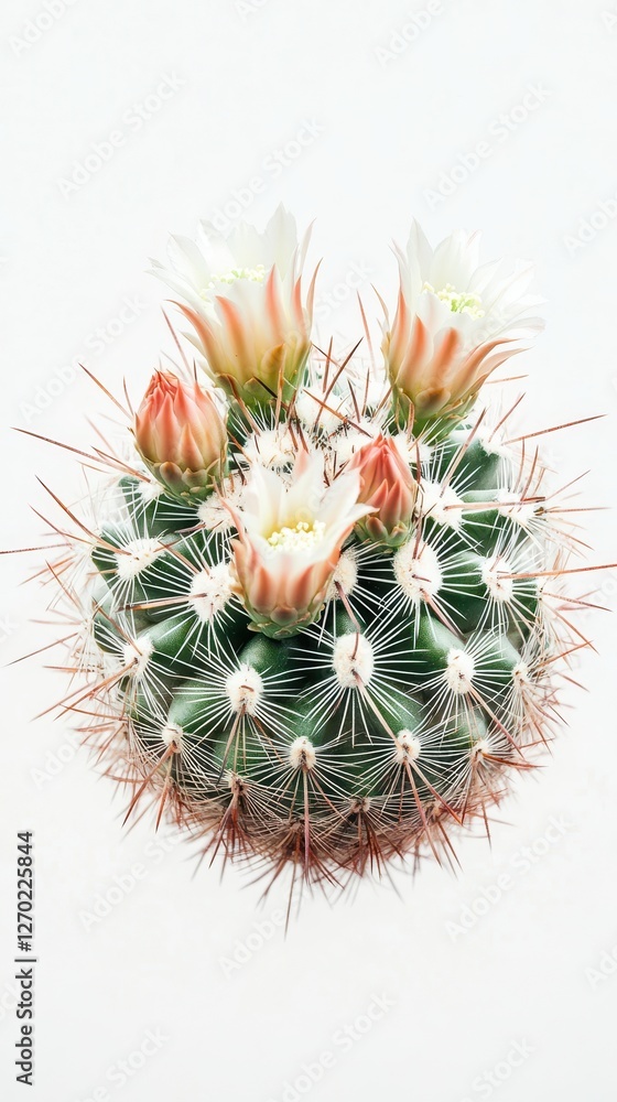 Blooming Cactus in Close-Up: A Botanical Delight Blooming Cactus in Close-Up: A Botanical Delight