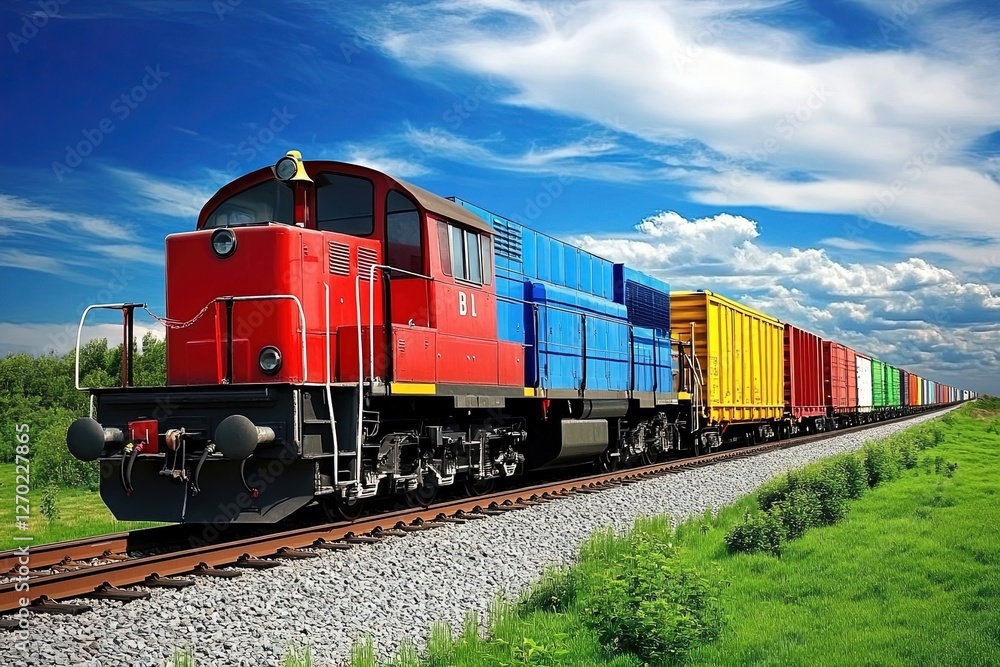 freight rail cars go on rails