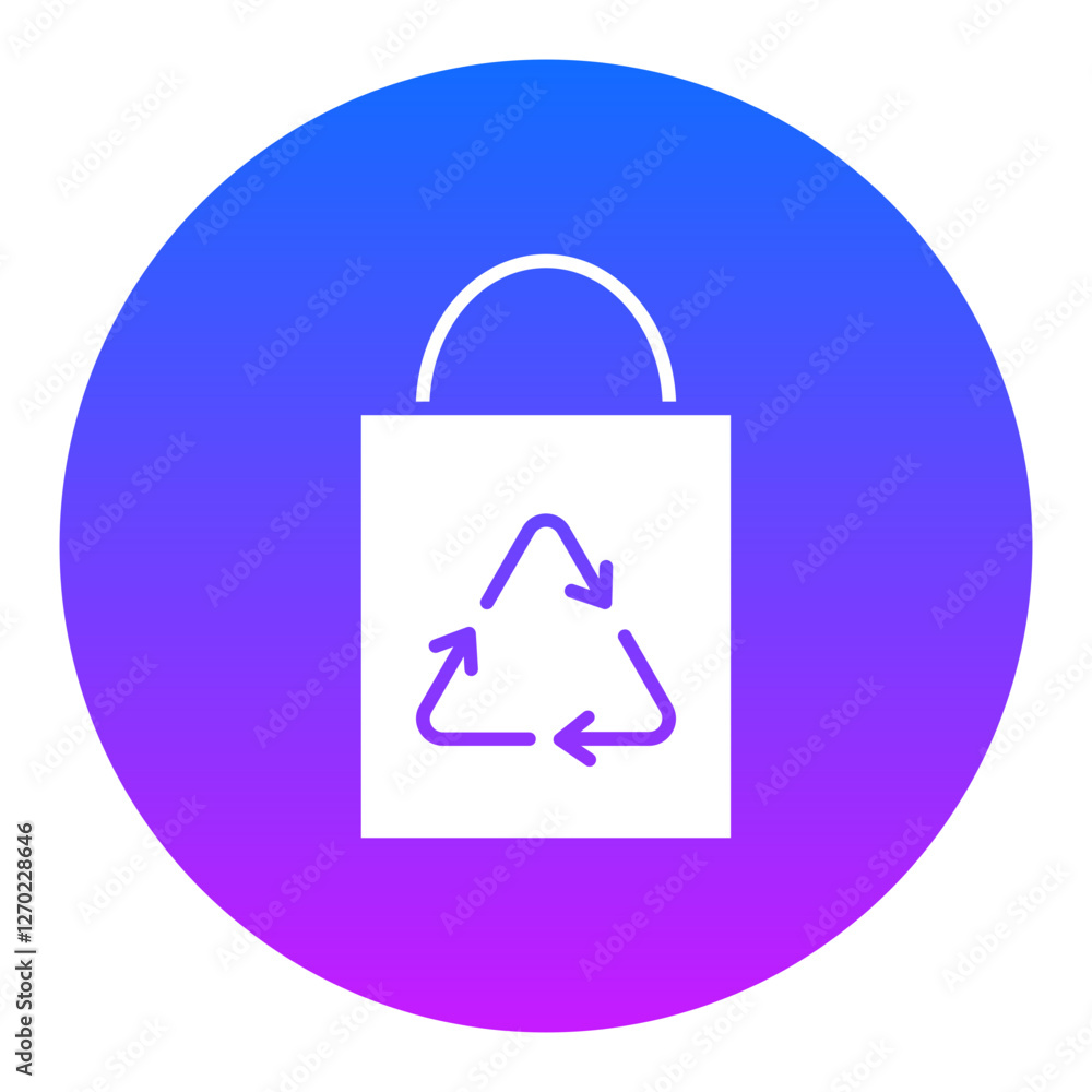 Reusable Bag Icon Reusable Bag Icon