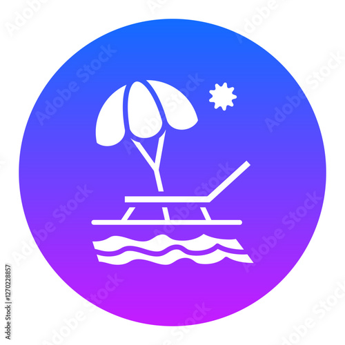 Sun Lounger Icon