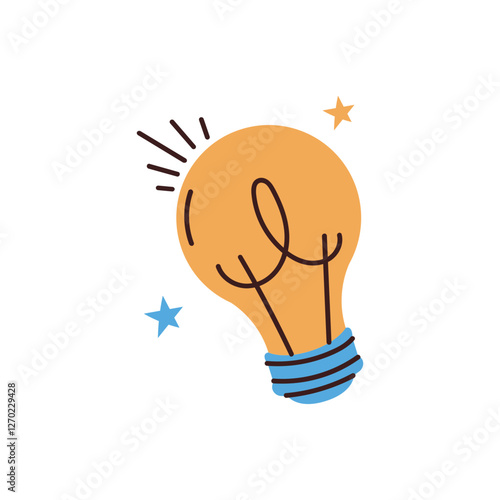 light bulb icon illustration