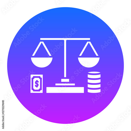 Fraudulent Scales of Justice Icon