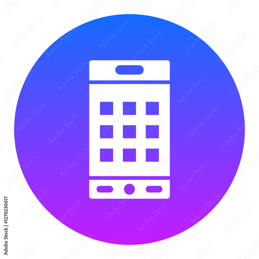 Mobile Application Icon Mobile Application Icon