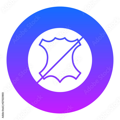 No Leather Icon