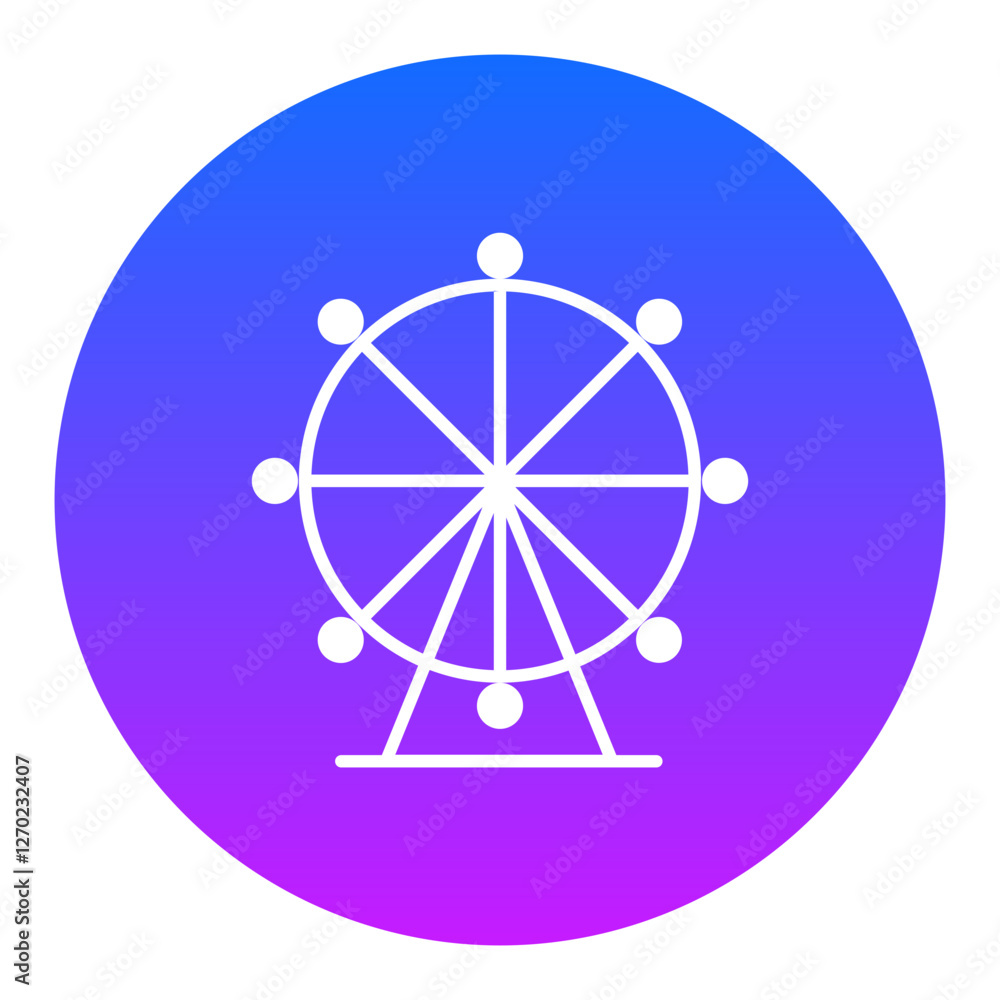 Ferris Wheel Icon Ferris Wheel Icon