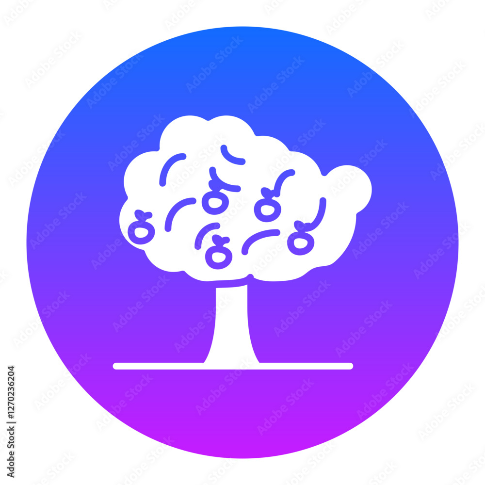 Apple Tree Icon Apple Tree Icon