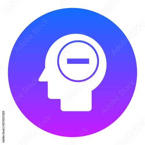 Negative Thinking Icon