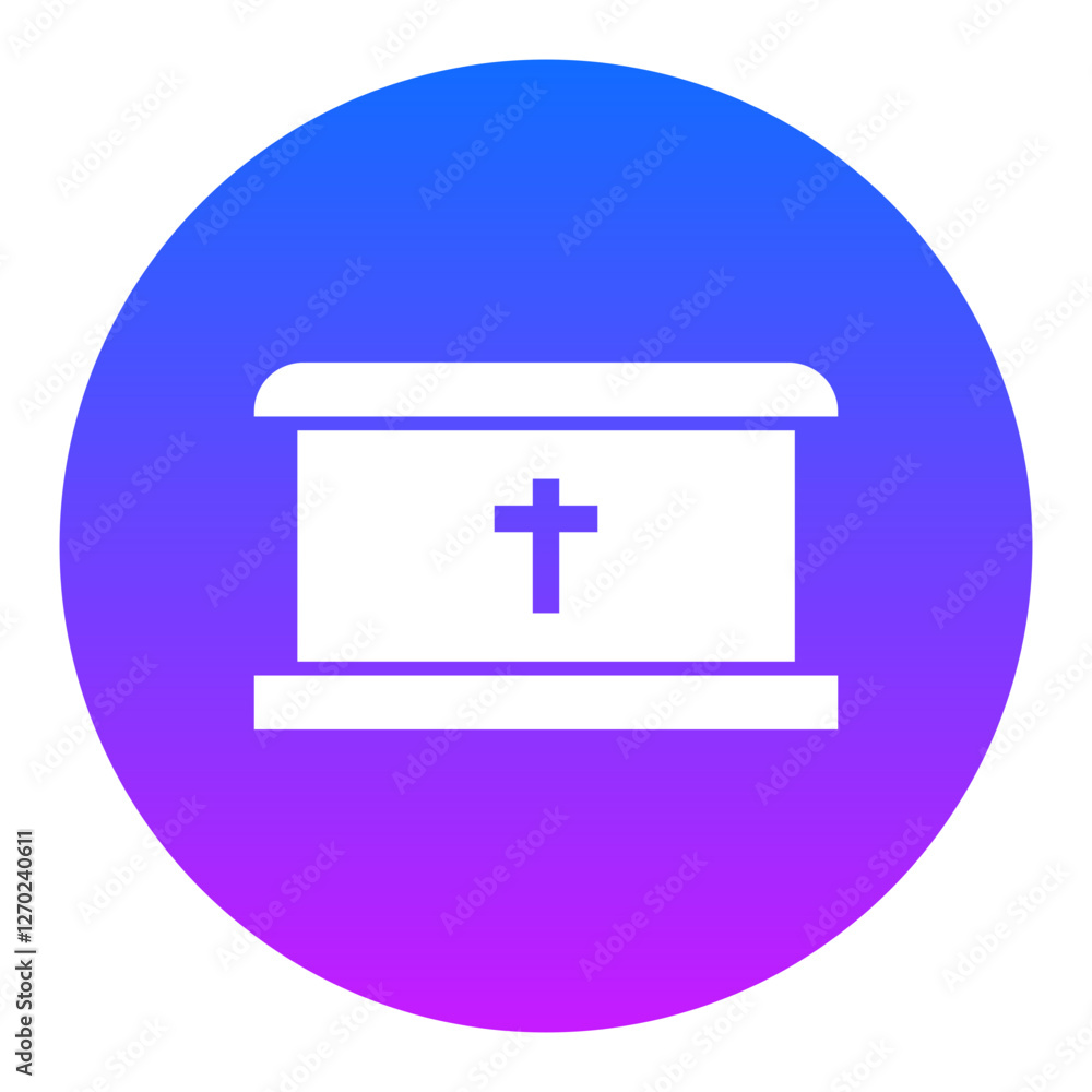 Obraz premium Coffin Icon