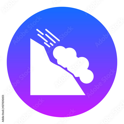 Snow Avalanche Icon