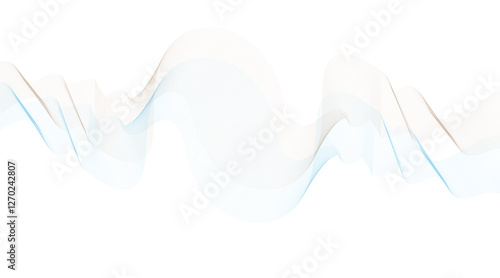 Modern backdrop design for business, presentation, banner. Digital energy waves technology concept. Color wave curve lines abstract background with flowing particles. Vector illustration.