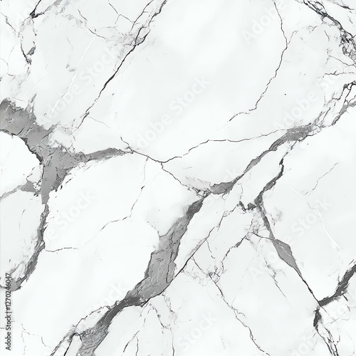 Wallpaper Mural A high-resolution image of a marble texture featuring soft white and gray veins, ideal for backgrounds, wallpapers, or design projects seeking a classic and elegant look. Torontodigital.ca