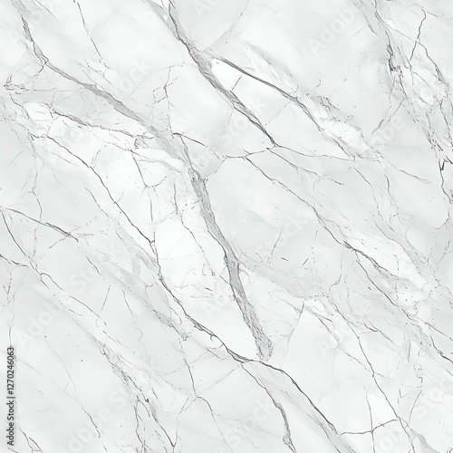 Wallpaper Mural A high-resolution image of elegant white marble with subtle gray veins, perfect for backgrounds, textures, and modern interior designs. Torontodigital.ca