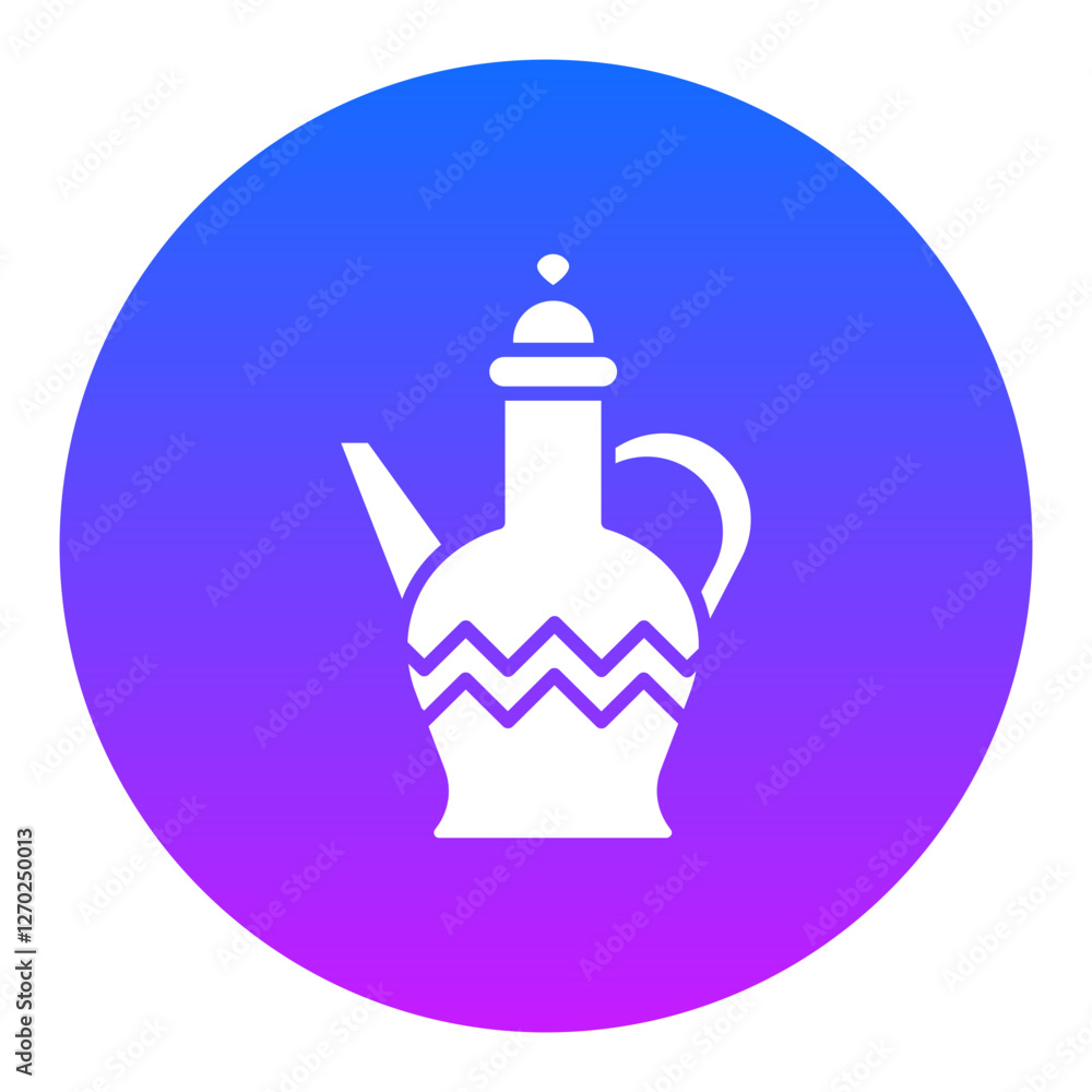 Fototapeta premium Arabic Teapot Icon