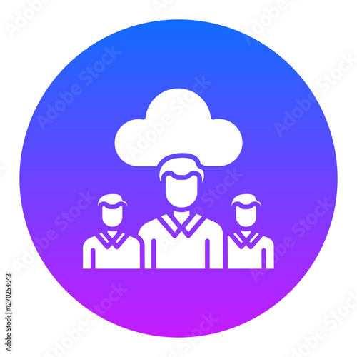 Cloud Users Icon