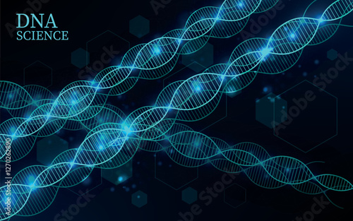 DNA vector medical background