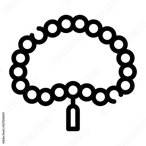 tasbih line icon