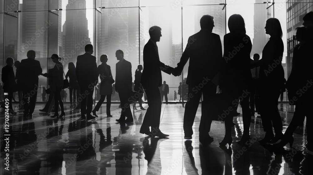 Picture of people hand shaking for business or job in teamwork concept. Friendly atmosphere for strategy management. Working of company team under cooperation together work for organization. AIG53. Picture of people hand shaking for business or job in teamwork concept. Friendly atmosphere for strategy management. Working of company team under cooperation together work for organization. AIG53.