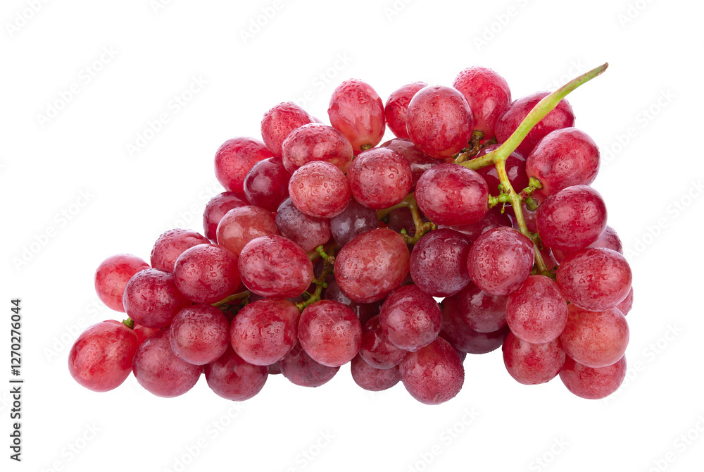 Ripe red grape isolated on white background Ripe red grape isolated on white background
