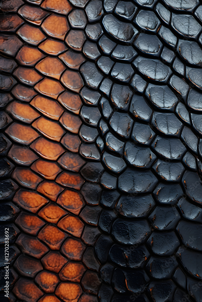 Naklejka premium unique animal skin texture pattern abstract graphic poster background