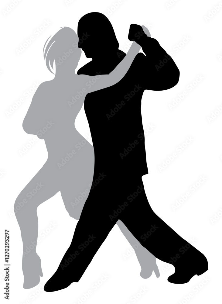 silhouette dance silhouette dance