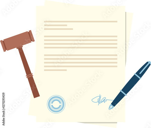 Legal Document Illustration