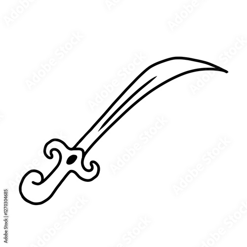 Vector illustration sword